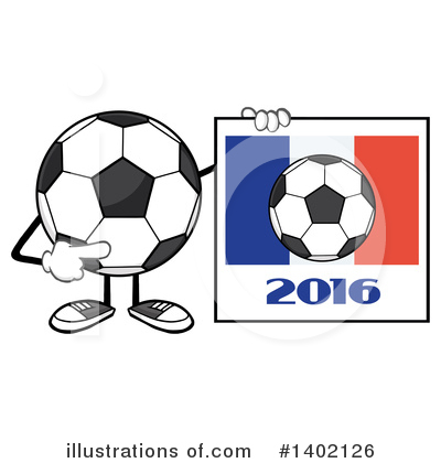 Royalty-Free (RF) Faceless Soccer Ball Clipart Illustration by Hit Toon - Stock Sample #1402126