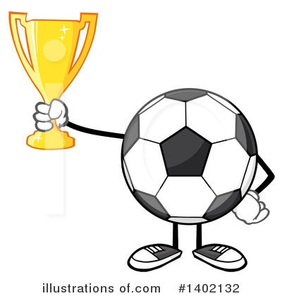 Royalty-Free (RF) Faceless Soccer Ball Clipart Illustration by Hit Toon - Stock Sample #1402132
