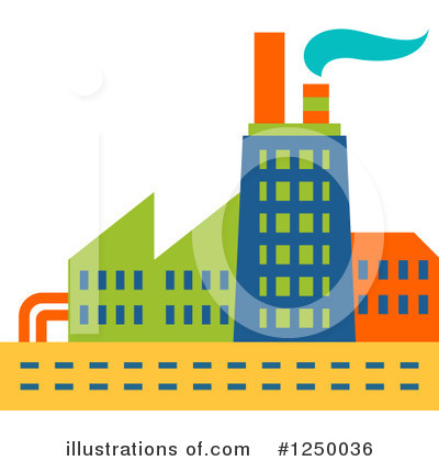 Royalty-Free (RF) Factory Clipart Illustration by Vector Tradition SM - Stock Sample #1250036