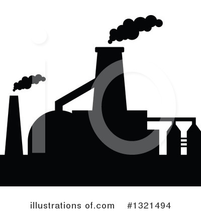 Royalty-Free (RF) Factory Clipart Illustration by Vector Tradition SM - Stock Sample #1321494