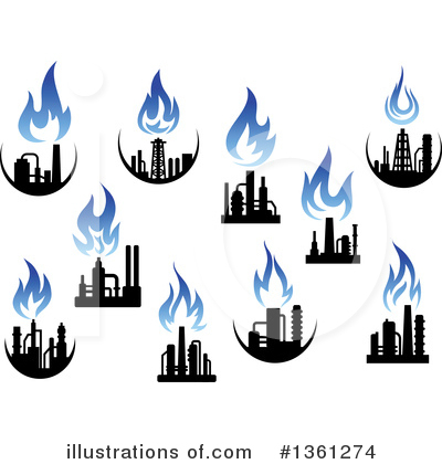 Royalty-Free (RF) Factory Clipart Illustration by Vector Tradition SM - Stock Sample #1361274