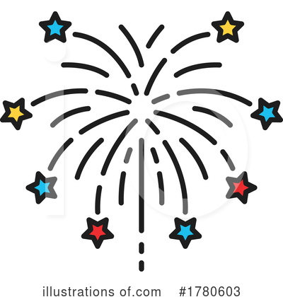 Fourth Of July Clipart #1780603 by Vector Tradition SM