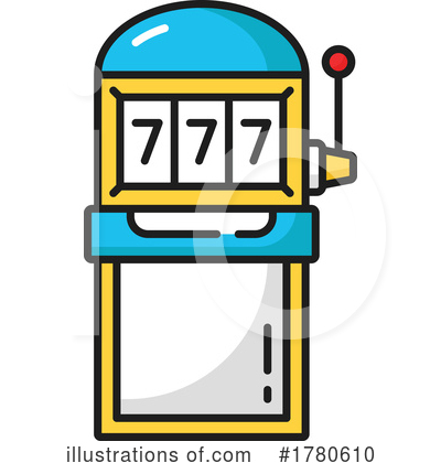 Slot Machine Clipart #1780610 by Vector Tradition SM