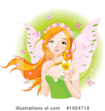 Royalty-Free (RF) Fairy Clipart Illustration by Pushkin - Stock Sample #1054719