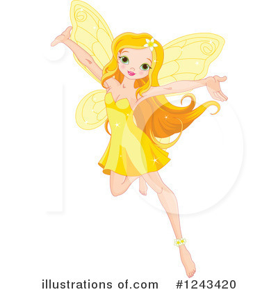 Royalty-Free (RF) Fairy Clipart Illustration by Pushkin - Stock Sample #1243420
