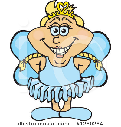 Royalty-Free (RF) Fairy Clipart Illustration by Dennis Holmes Designs - Stock Sample #1280284