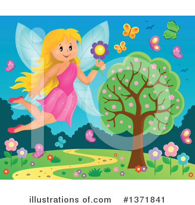 Royalty-Free (RF) Fairy Clipart Illustration by visekart - Stock Sample #1371841