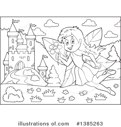 Royalty-Free (RF) Fairy Clipart Illustration by visekart - Stock Sample #1385263