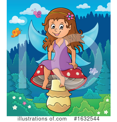 Royalty-Free (RF) Fairy Clipart Illustration by visekart - Stock Sample #1632544