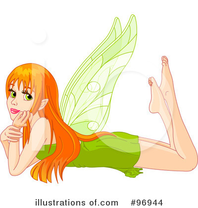Royalty-Free (RF) Fairy Clipart Illustration by Pushkin - Stock Sample #96944