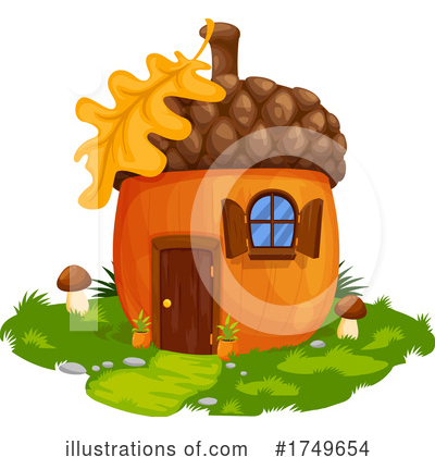 Royalty-Free (RF) Fairy House Clipart Illustration by Vector Tradition SM - Stock Sample #1749654