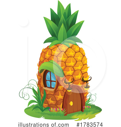 Pineapple Clipart #1783574 by Vector Tradition SM