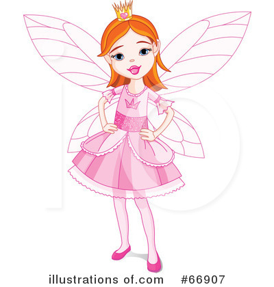 Royalty-Free (RF) Fairy Princess Clipart Illustration by Pushkin - Stock Sample #66907