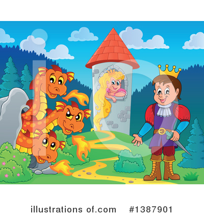 Royalty-Free (RF) Fairy Tale Clipart Illustration by visekart - Stock Sample #1387901
