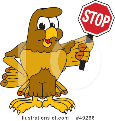 Royalty-Free (RF) Falcon Character Clipart Illustration by Mascot Junction - Stock Sample #49266
