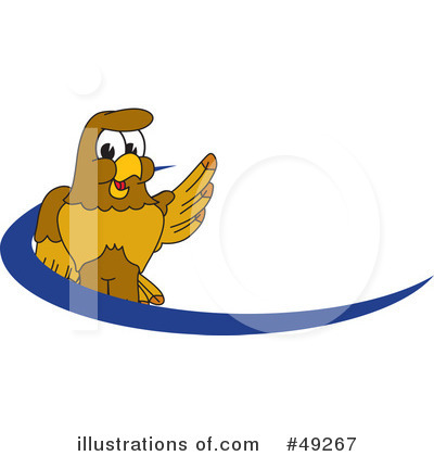 Royalty-Free (RF) Falcon Character Clipart Illustration by Mascot Junction - Stock Sample #49267