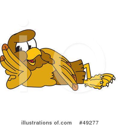 Royalty-Free (RF) Falcon Character Clipart Illustration by Mascot Junction - Stock Sample #49277