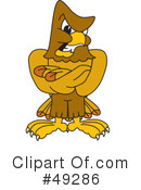 Falcon Character Clipart #49286 by Mascot Junction