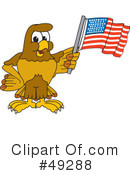 Falcon Character Clipart #49288 by Mascot Junction