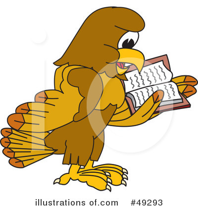 Royalty-Free (RF) Falcon Character Clipart Illustration by Mascot Junction - Stock Sample #49293