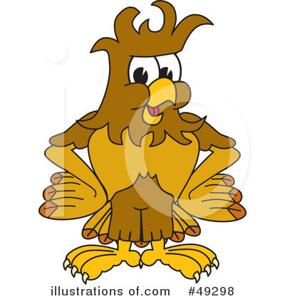 Royalty-Free (RF) Falcon Character Clipart Illustration by Mascot Junction - Stock Sample #49298