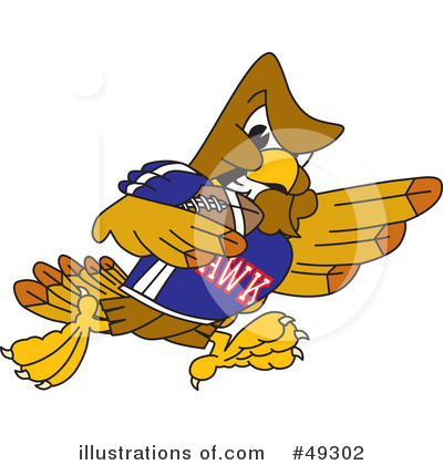 Royalty-Free (RF) Falcon Character Clipart Illustration by Mascot Junction - Stock Sample #49302