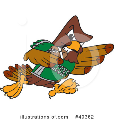 Royalty-Free (RF) Falcon Character Clipart Illustration by Mascot Junction - Stock Sample #49362