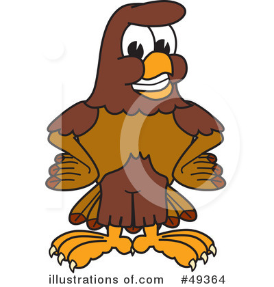 Royalty-Free (RF) Falcon Character Clipart Illustration by Mascot Junction - Stock Sample #49364