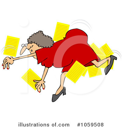 Royalty-Free (RF) Falling Clipart Illustration by djart - Stock Sample #1059508