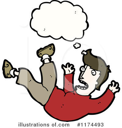 Royalty-Free (RF) Falling Clipart Illustration by lineartestpilot - Stock Sample #1174493