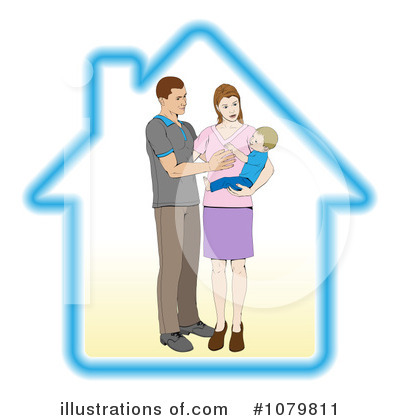 Royalty-Free (RF) Family Clipart Illustration by AtStockIllustration - Stock Sample #1079811