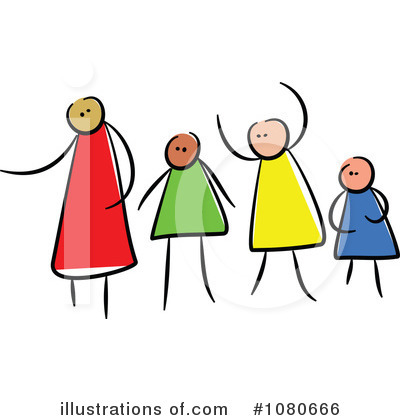 Royalty-Free (RF) Family Clipart Illustration by Prawny - Stock Sample #1080666