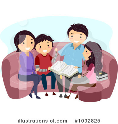 Royalty-Free (RF) Family Clipart Illustration by BNP Design Studio - Stock Sample #1092825
