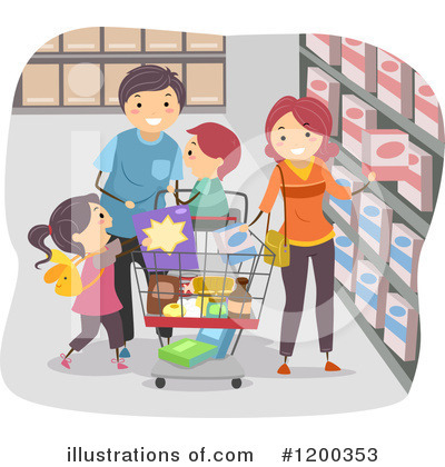 Grocery Store Clipart #1200353 by BNP Design Studio