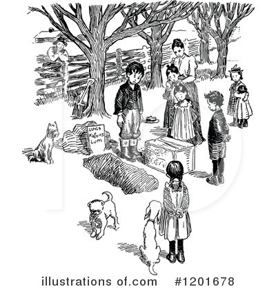Royalty-Free (RF) Family Clipart Illustration by Prawny Vintage - Stock Sample #1201678
