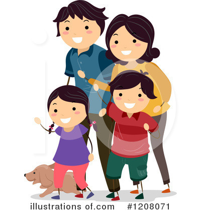 Royalty-Free (RF) Family Clipart Illustration by BNP Design Studio - Stock Sample #1208071