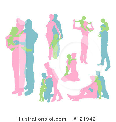 Royalty-Free (RF) Family Clipart Illustration by AtStockIllustration - Stock Sample #1219421