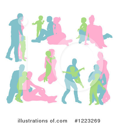 Royalty-Free (RF) Family Clipart Illustration by AtStockIllustration - Stock Sample #1223269