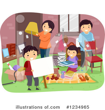 Royalty-Free (RF) Family Clipart Illustration by BNP Design Studio - Stock Sample #1234965