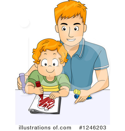 Royalty-Free (RF) Family Clipart Illustration by BNP Design Studio - Stock Sample #1246203