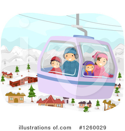Skiing Clipart #1260029 by BNP Design Studio