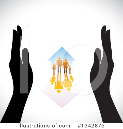 Royalty-Free (RF) Family Clipart Illustration by ColorMagic - Stock Sample #1342875