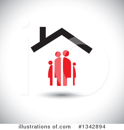 Royalty-Free (RF) Family Clipart Illustration by ColorMagic - Stock Sample #1342894