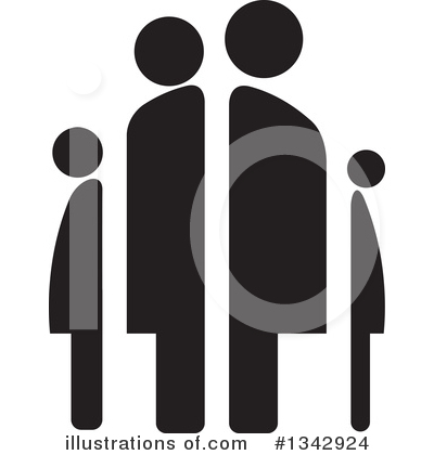 Royalty-Free (RF) Family Clipart Illustration by ColorMagic - Stock Sample #1342924