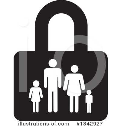 Royalty-Free (RF) Family Clipart Illustration by ColorMagic - Stock Sample #1342927