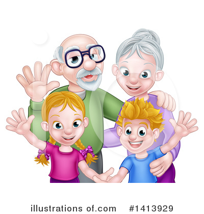 Royalty-Free (RF) Family Clipart Illustration by AtStockIllustration - Stock Sample #1413929
