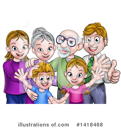 Senior Citizen Clipart #1418468 by AtStockIllustration