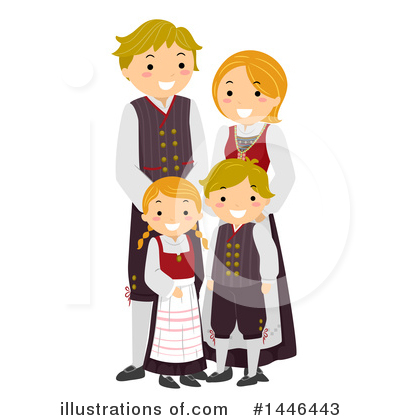 Royalty-Free (RF) Family Clipart Illustration by BNP Design Studio - Stock Sample #1446443