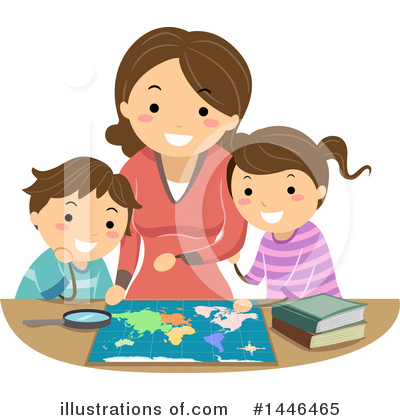 Royalty-Free (RF) Family Clipart Illustration by BNP Design Studio - Stock Sample #1446465