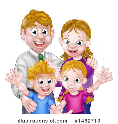 Royalty-Free (RF) Family Clipart Illustration by AtStockIllustration - Stock Sample #1462713